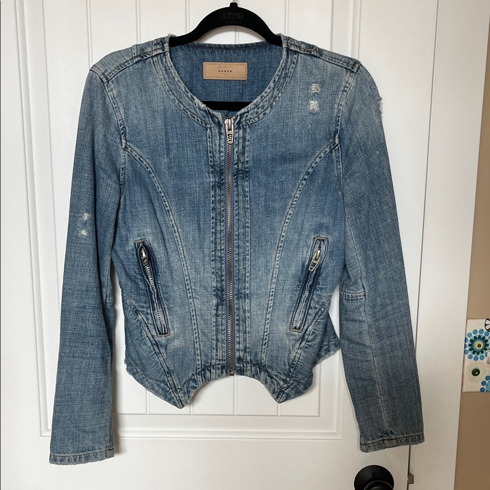 Blank NYC Light Blue Denim Jacket